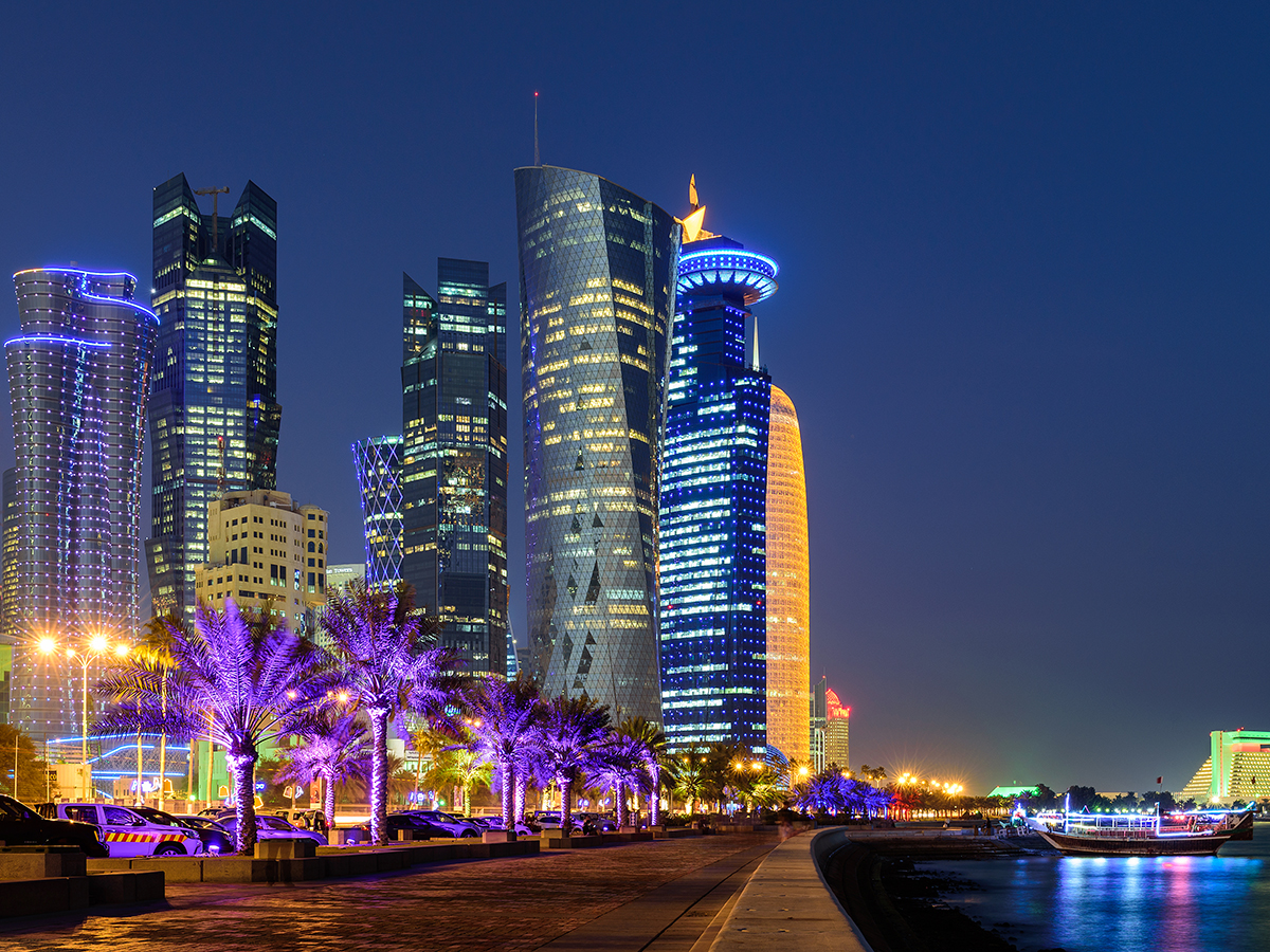 Qatar skyline and development
